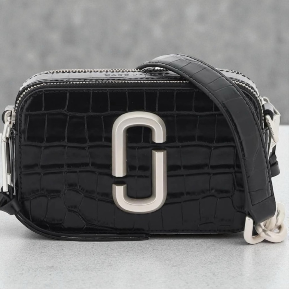 MARC JACOBS The Croc-Embossed Chain Snapshot (NWT) - Picture 7 of 7